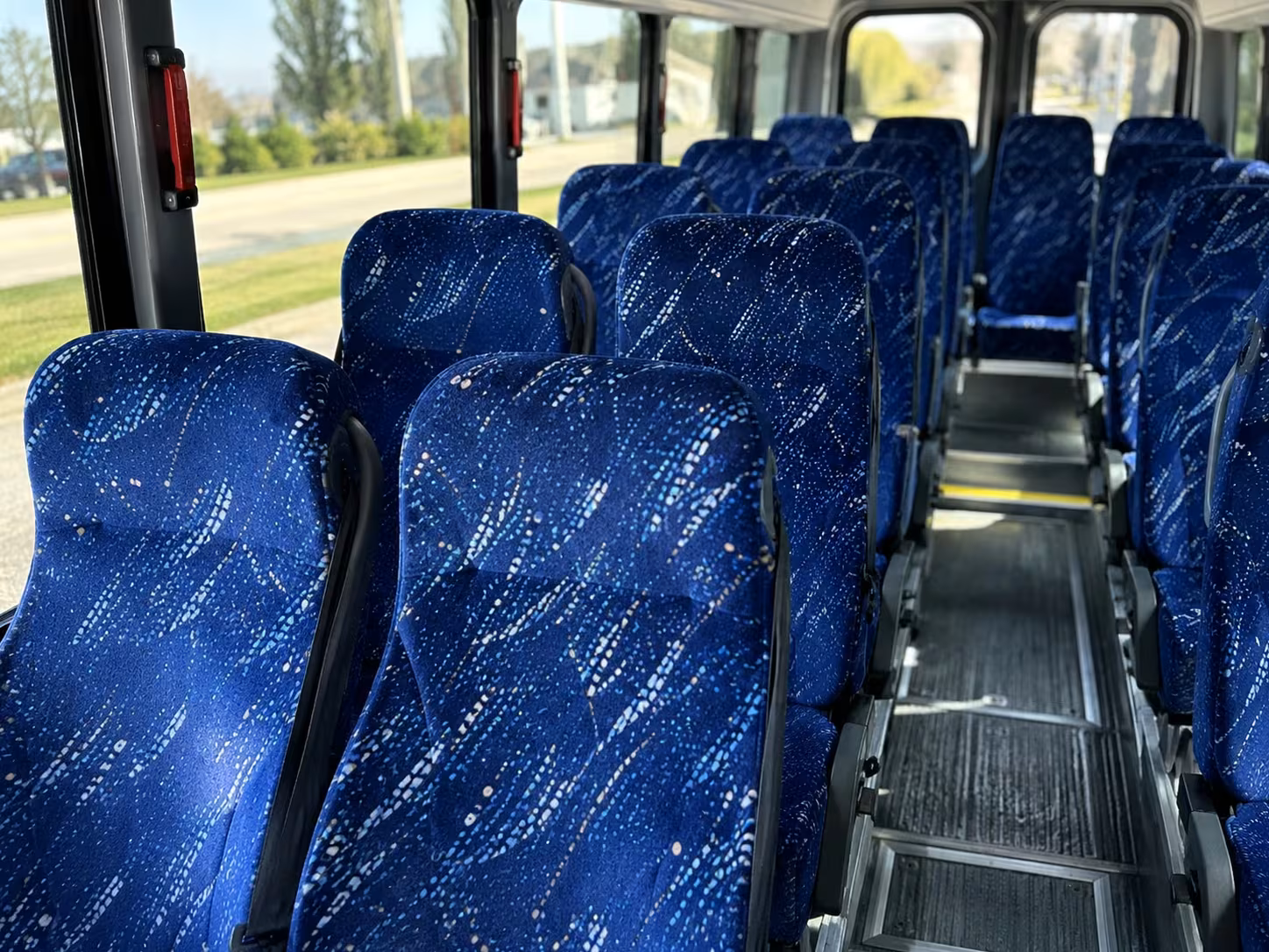 15 passenger minibus inside