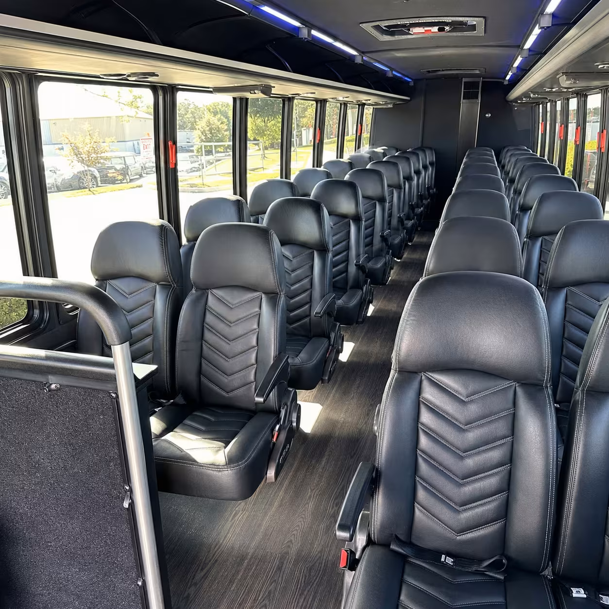 25 passenger minibus inside