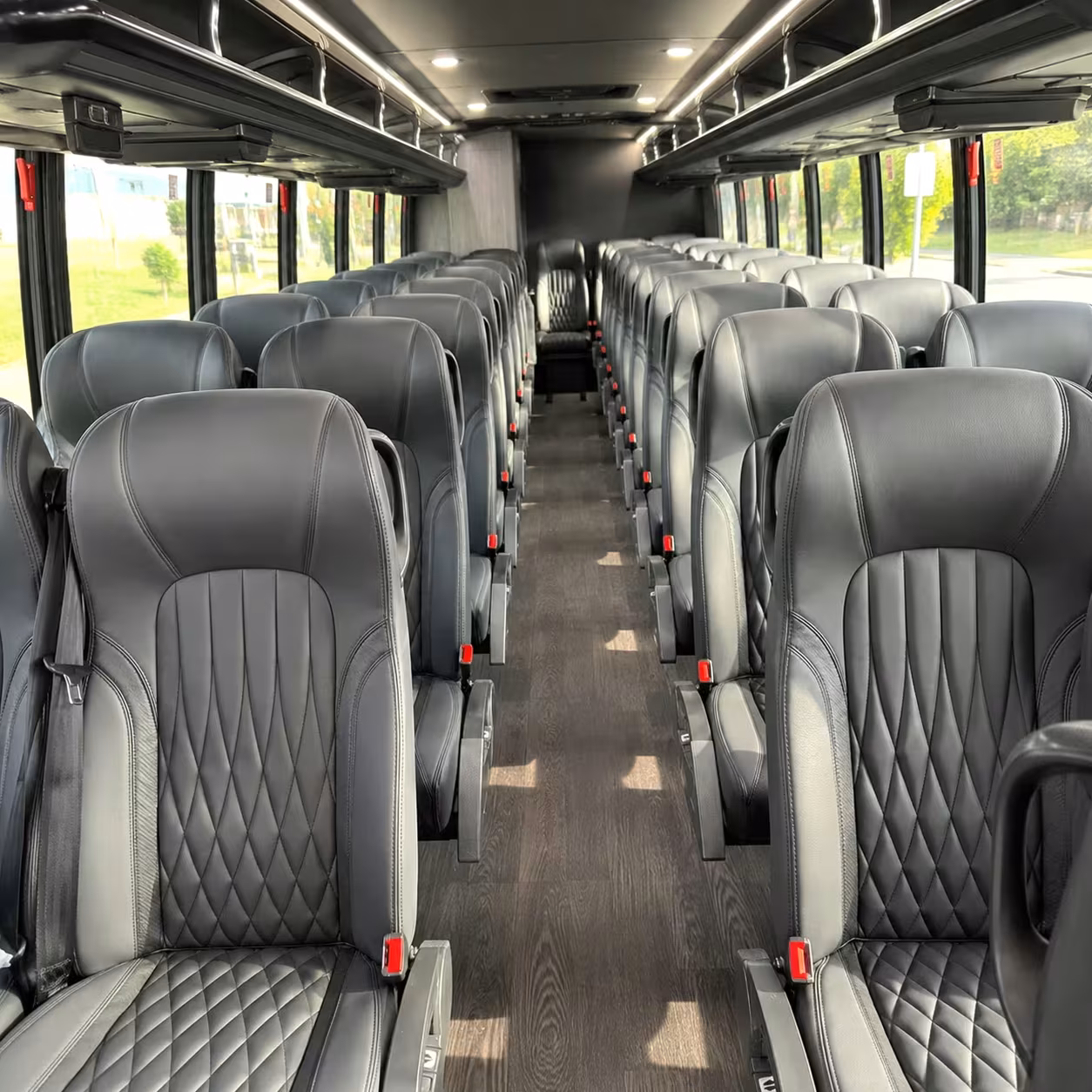 30 passenger minibus interior