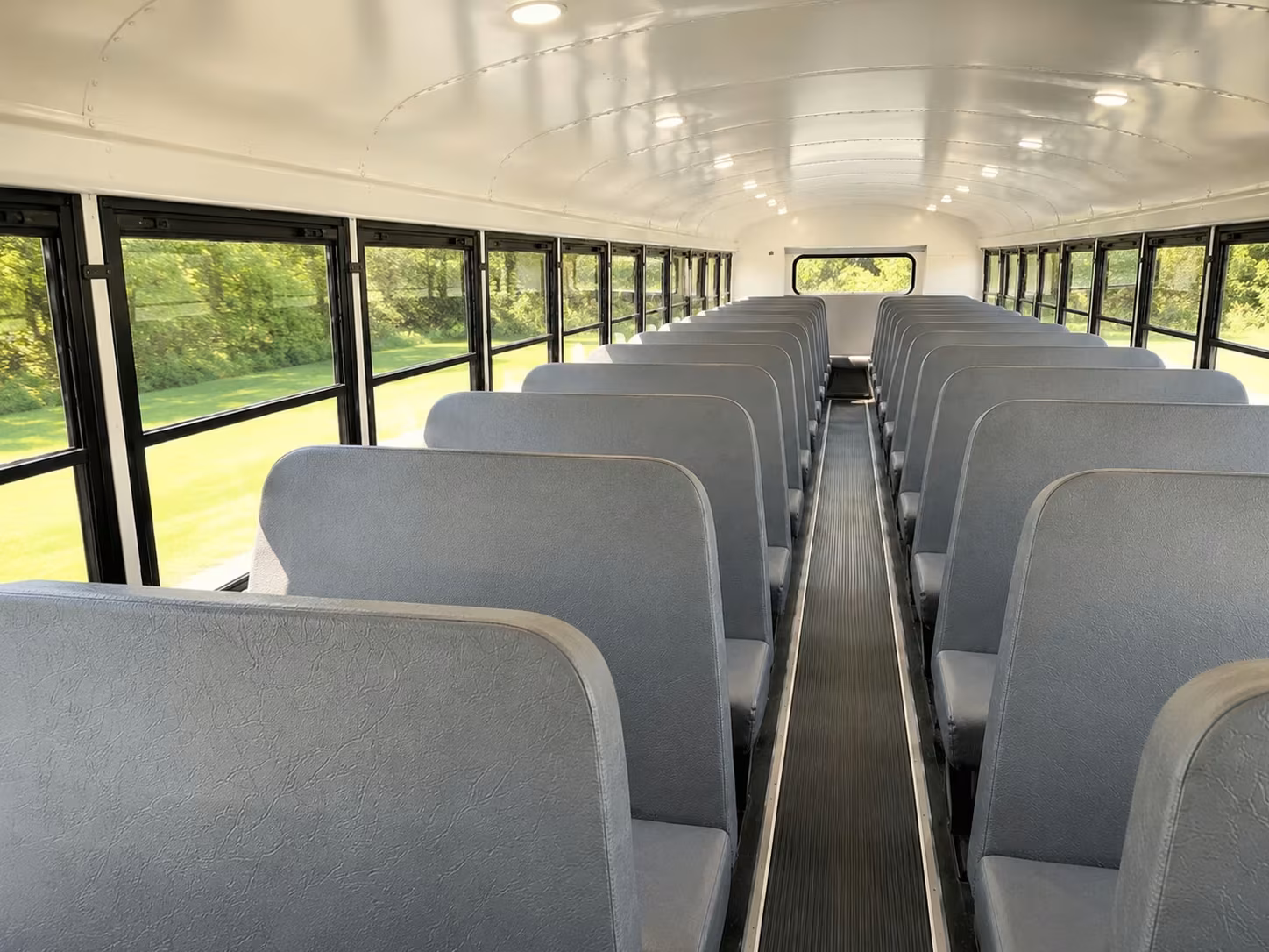 school bus interior