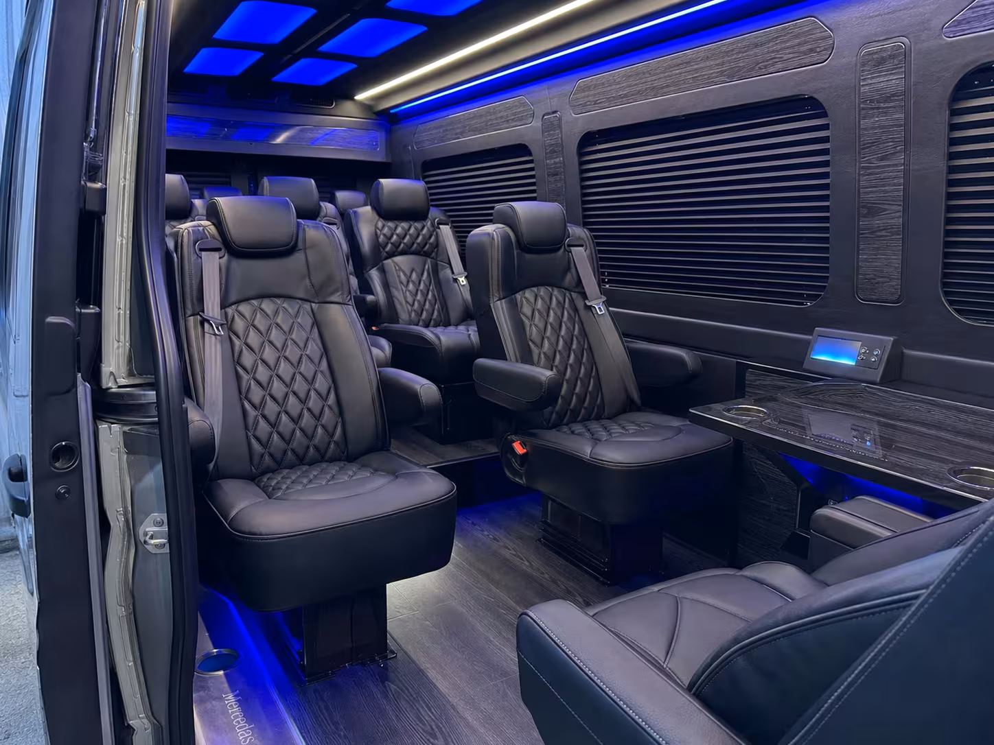 sprinter van transportation for groups and events across redwood city