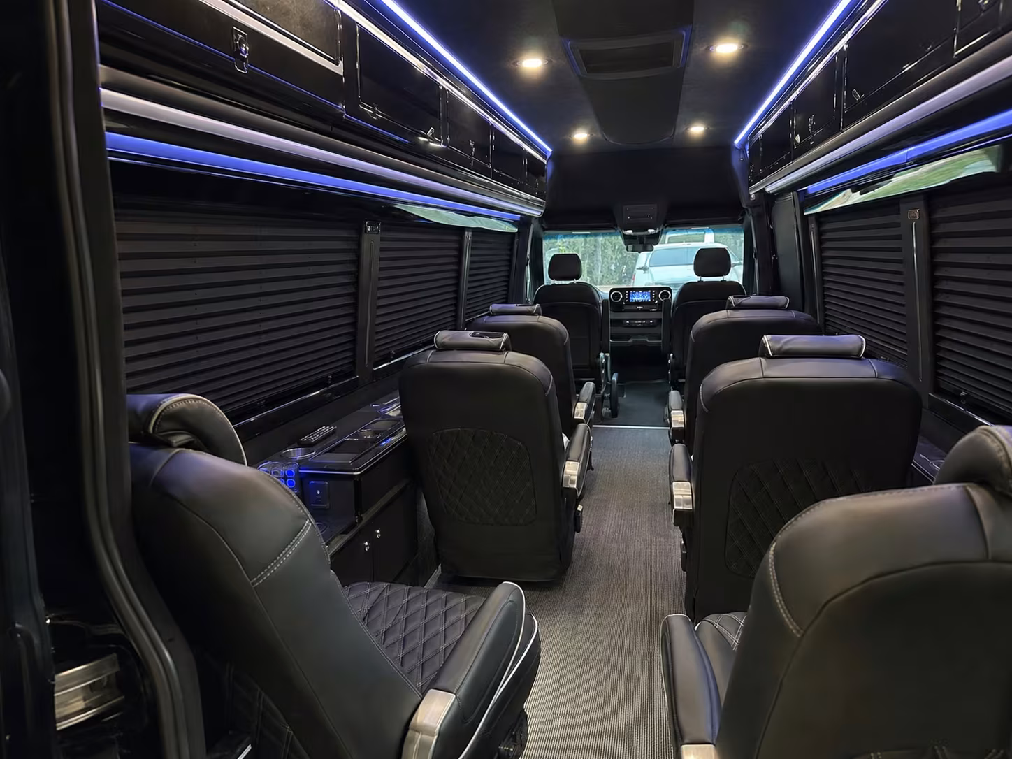 sprinter van with driver interior